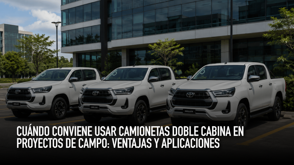 vehículos para proyectos de campo